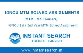 IGNOU MTM Solved Assignment