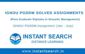 Ignou PGDDM Solved Assignment
