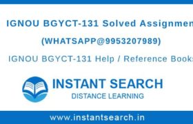 BGYCT131 Assignment